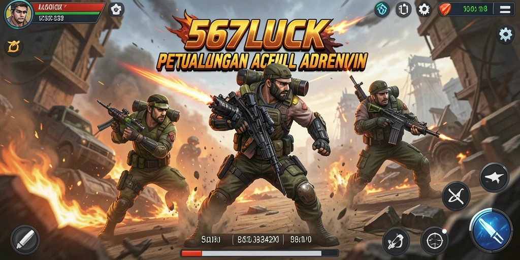 Gameplay menegangkan dan seru dalam 567LUCK.