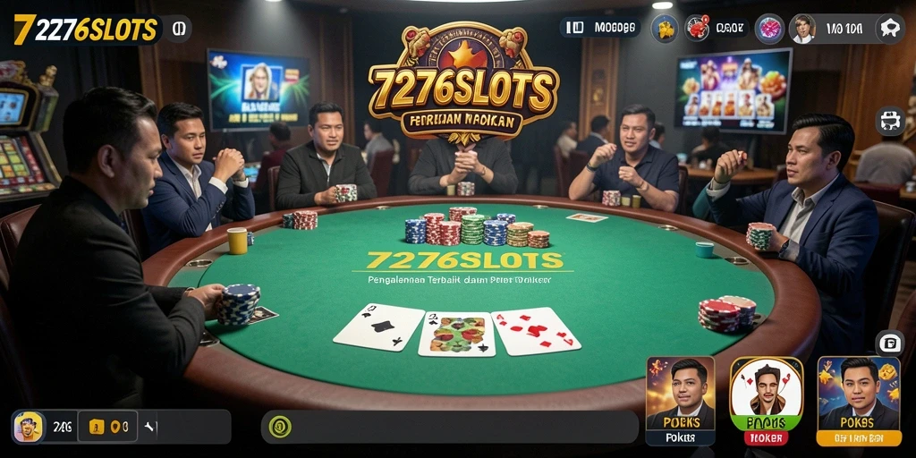 Screenshot gameplay Poker yang mendebarkan di 7276SLOTS.