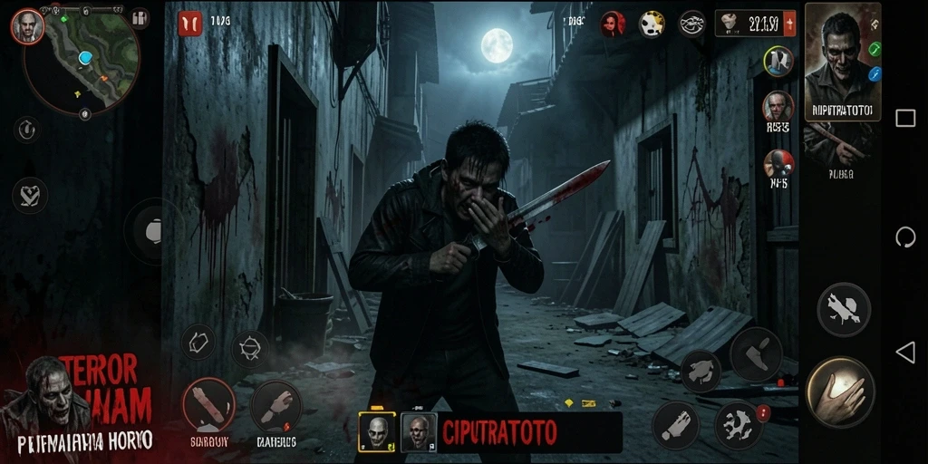Gameplay menyeramkan dalam CIPUTRATOTO yang penuh ketegangan.