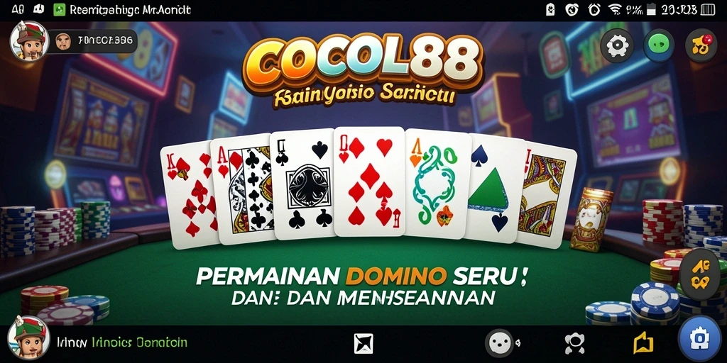 Gameplay menarik di COCOL88 dengan elemen Domino yang seru.