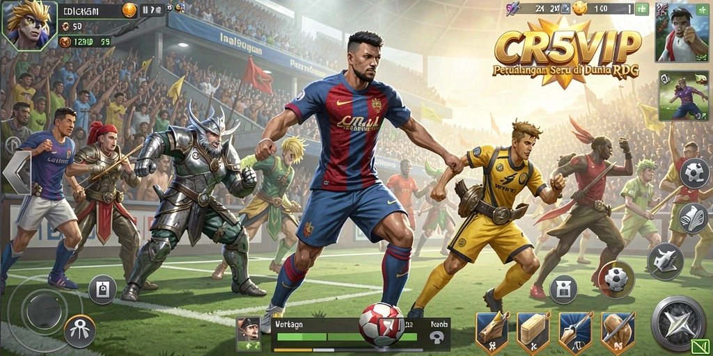 Tampilan gameplay epik dari CR7VIP yang penuh petualangan.