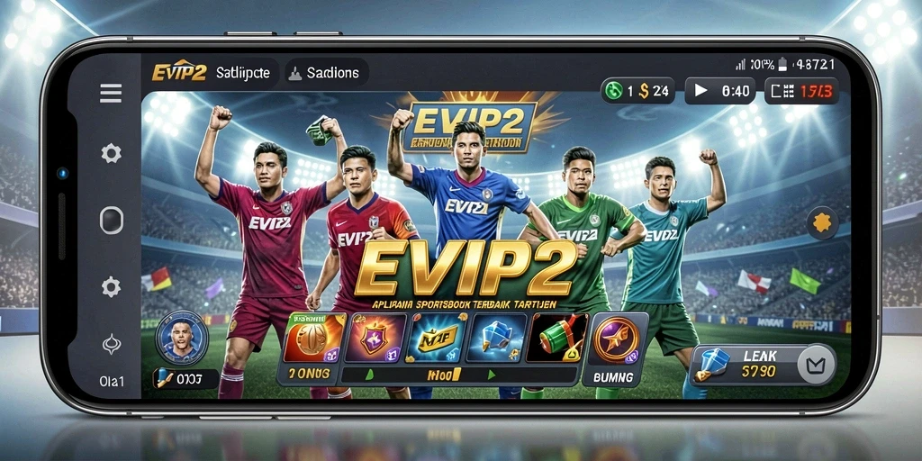 Tampilan gameplay Sportsbook EVIP2 yang menegangkan.