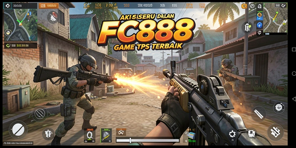 Tampilan gameplay TPS yang menegangkan dan mendebarkan di FC888.