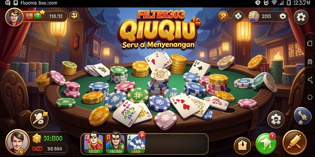 Screenshot FILTER303 menampilkan gameplay seru QiuQiu yang penuh tantangan.