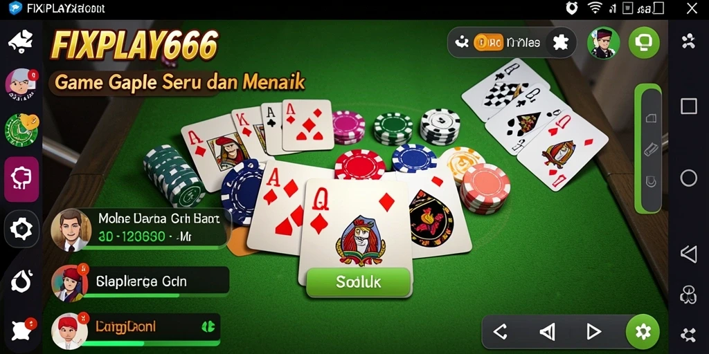 Tampilan gameplay FIXPLAY666 yang seru dan interaktif.