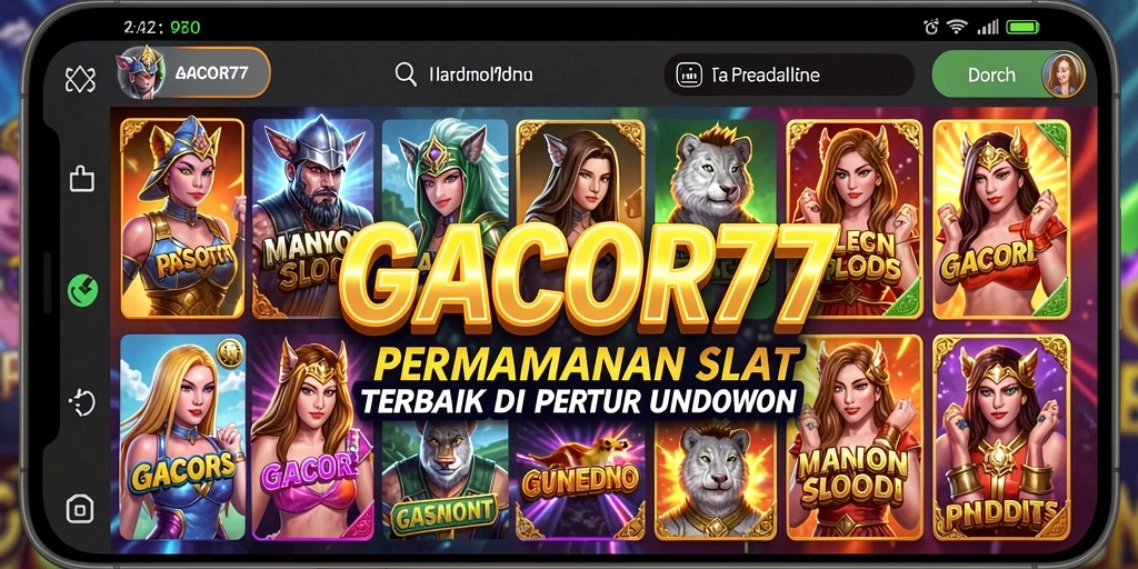 Tampilan menarik dari gameplay slot di GACOR77.