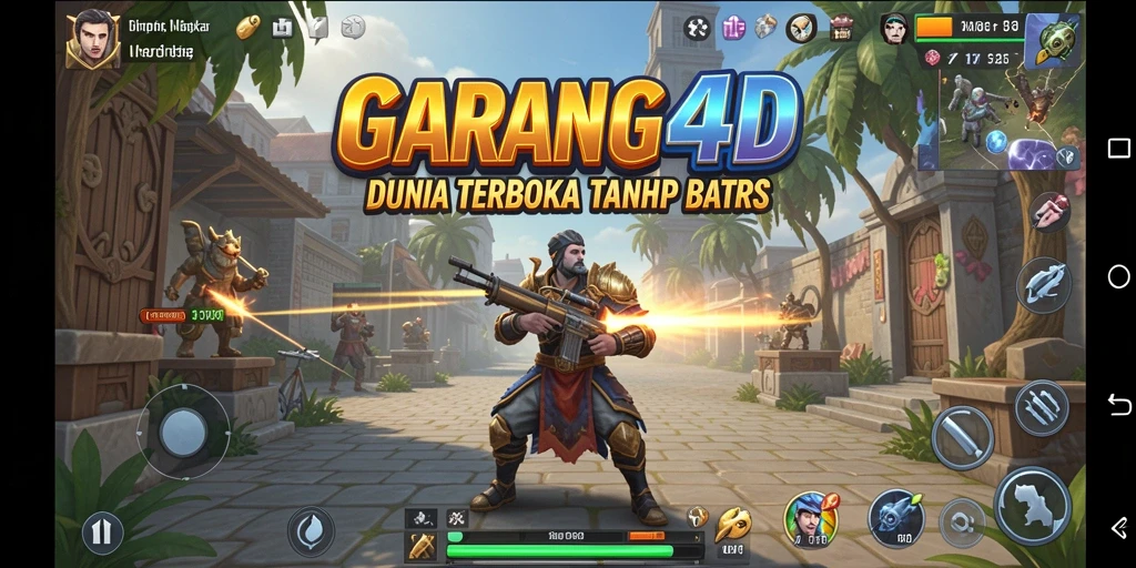 Tampilan menawan dari landscape dalam GARANG4D yang memikat.