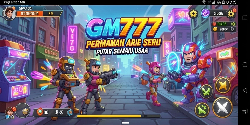 Tampilan gameplay seru dari GM777 yang menarik perhatian.