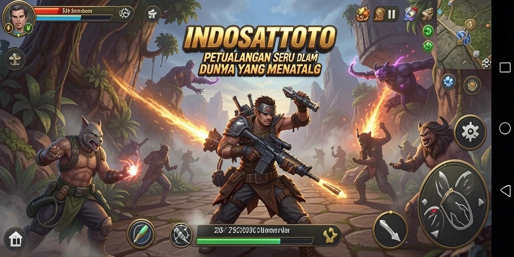 Tangkapan layar gameplay <strong>INDOSATTOTO</strong> yang mendebarkan dan penuh aksi.