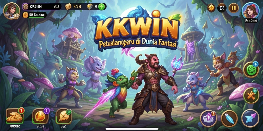 Tampilan menakjubkan dari gameplay KKWIN yang penuh petualangan.