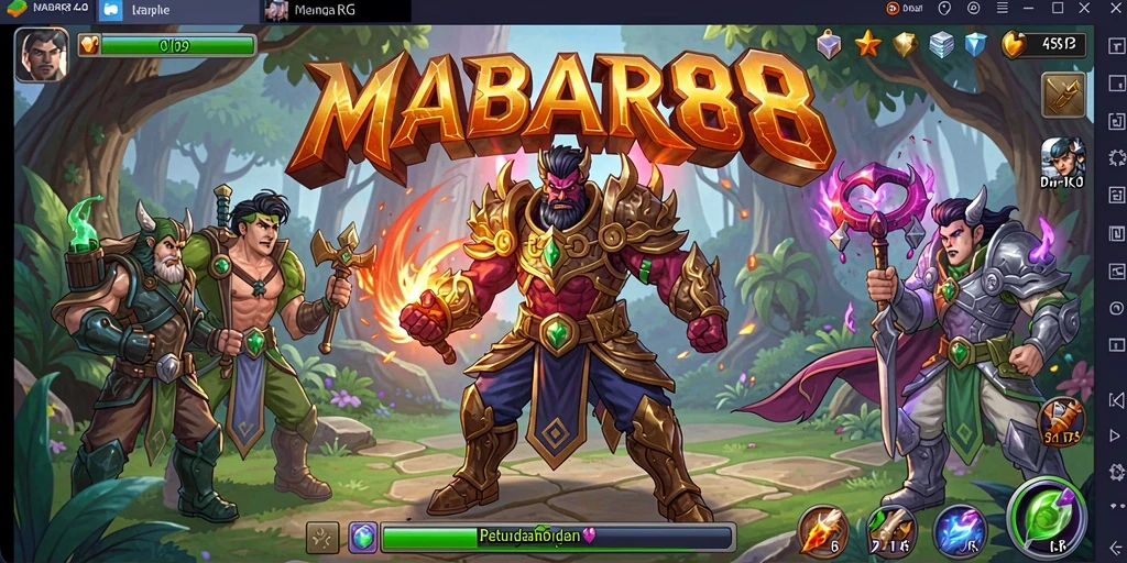 Gameplay RPG MABAR88 dengan petualangan menarik.