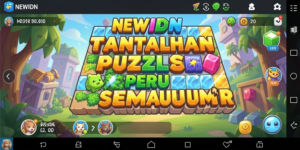 Gameplay seru dari NEWIDN dengan berbagai level puzzle.