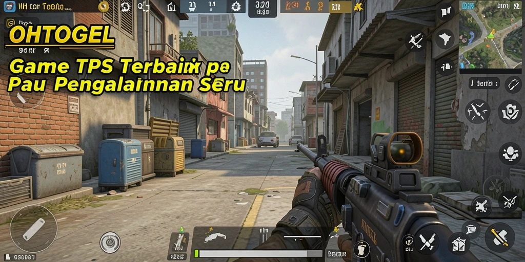 Tangkapan layar OHTOGEL menampilkan aksi seru dalam gameplay TPS.