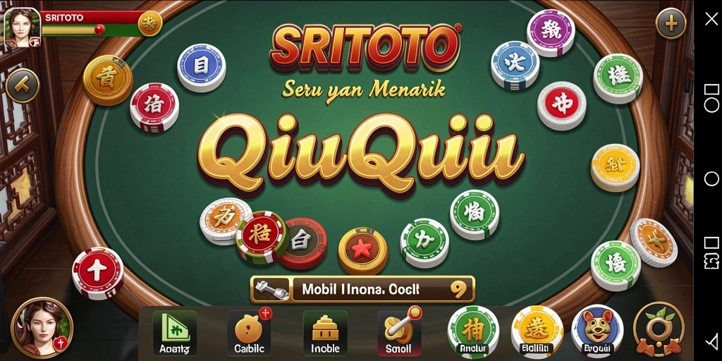Tampilan gameplay QiuQiu yang menarik di SRITOTO.