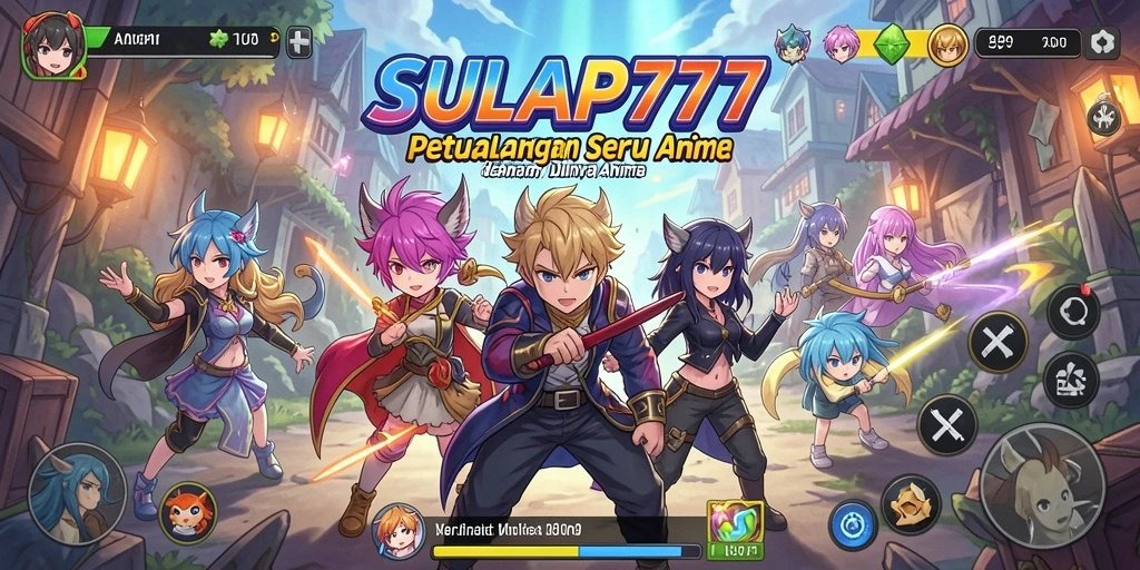 Gameplay seru SULAP777 dengan karakter anime yang menawan.