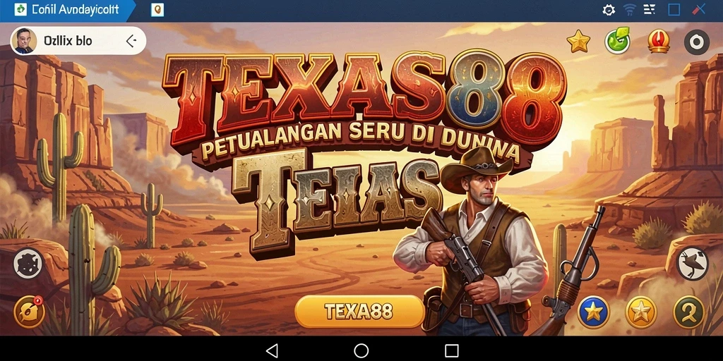 Tampilan gameplay dari TEXAS88 yang seru dan mendebarkan.