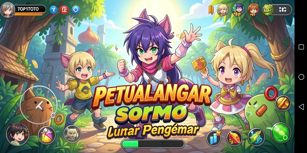 Tampilan gameplay seru dalam dunia Anime di TOP1TOTO.