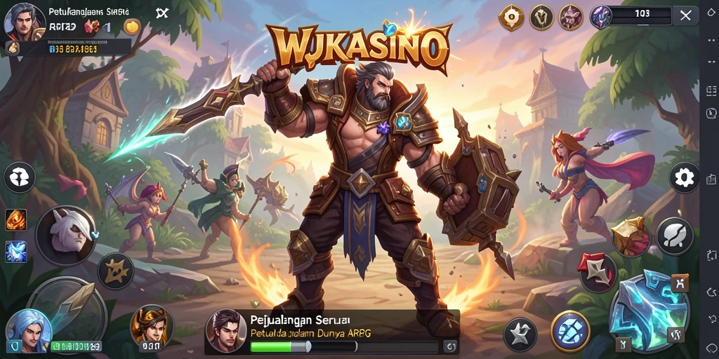 Tampilan gameplay menarik dari WJKASINO dengan aksi petualangan yang seru.